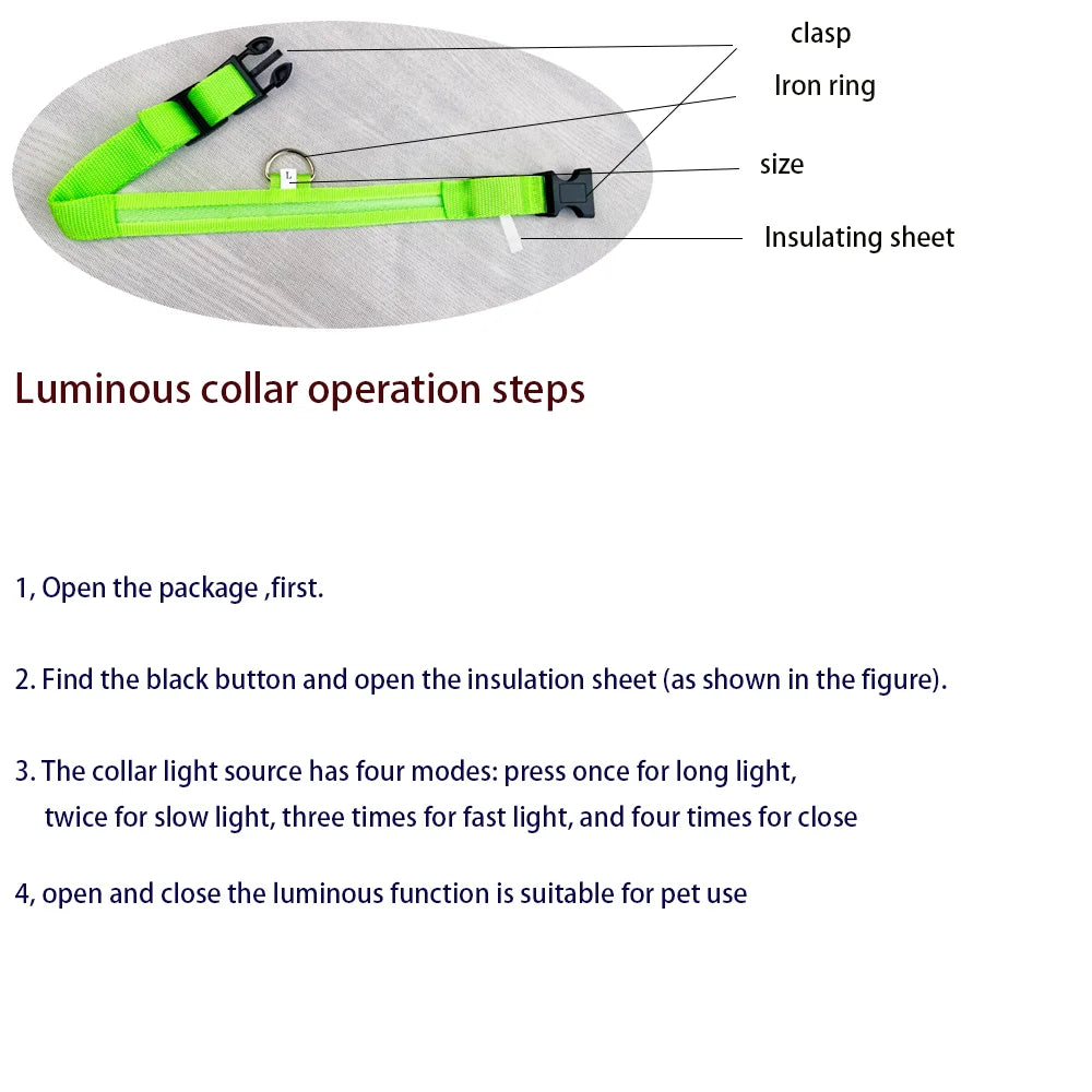 FurNorth™ LED Safety Dog Collar